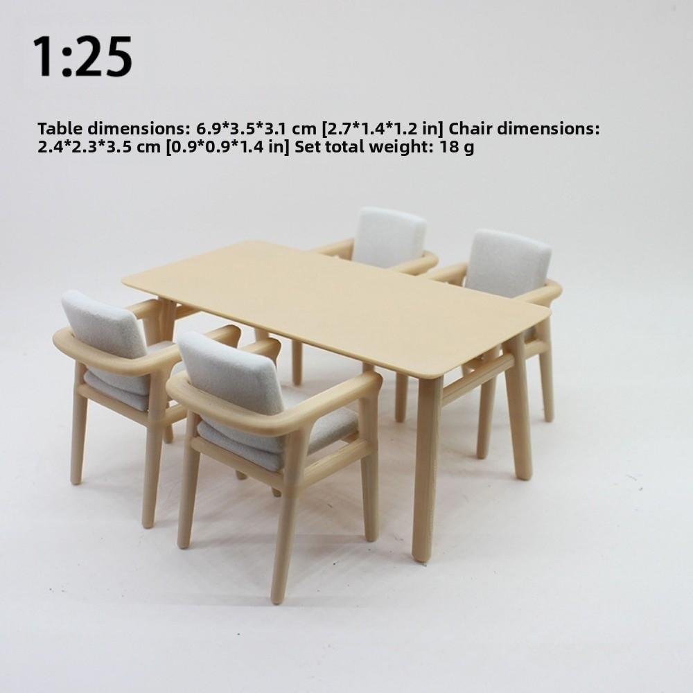 Multistyles Dollhouse Table PLA Dollhouse Decoration Scene New Miniature Furniture Set