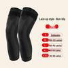 Men's Fleece-Lined Knee Support Sleeves - Non-Slip, Warm Compression for Sports and Cold Legs