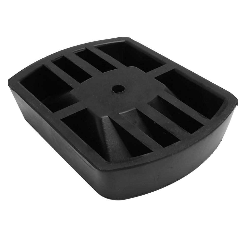 Black Trailer Wheel Chock Nitrile Rubber Wheel Dock Stopper Rubber Wheel Chock For Camper
