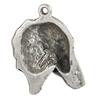 Azawakh, Tuareg Sloughi II - Silver-plated Dog Pendant, Handbag Decoration, Backpack Pendant by Art-Dog Brand