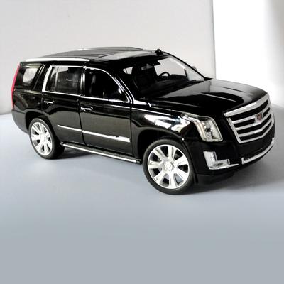 Welly 1/27 Cadillac Escalade SUV Modelo de Coche de Aleación Diecasts Metal Vehículos Todoterreno Modelo de Coche Alta Simulación Colección Regalo para Niños