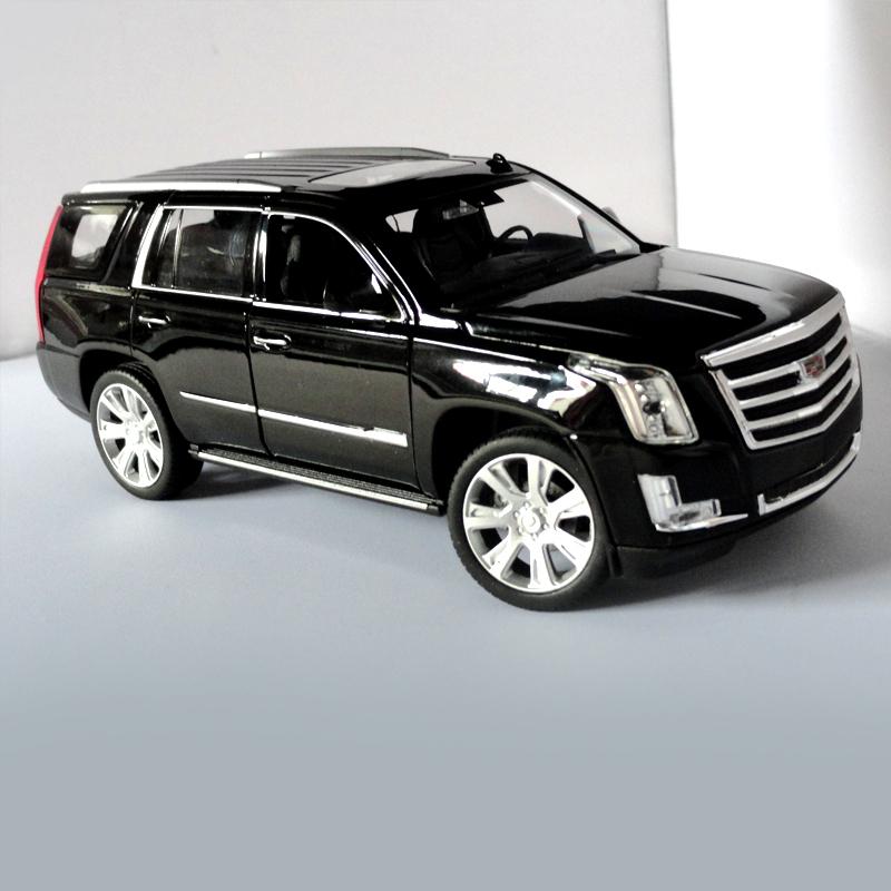 Welly 1/27 Cadillac Escalade SUV Alloy Car Model Diecasts Metal Off-road Vehicles Car Model High Simulation Collection Kids Gift
