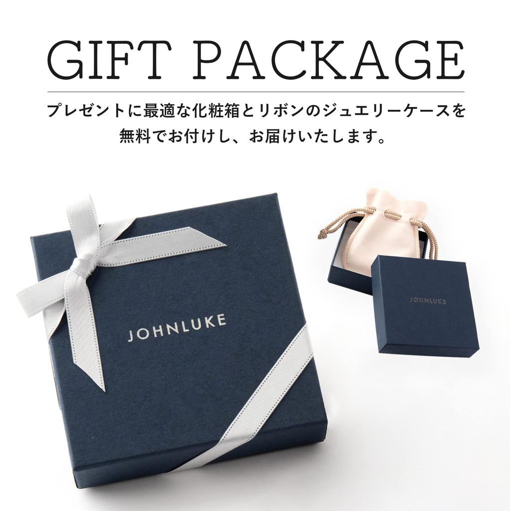 JOHNLUKE Zirconia Popular Gold and Silver Made in Gift Box Perfect for Weddings and Other John Luke Women's Necklace, (18K Gold) (925 Silver), Japan,