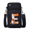 Halloween letter printing trend mobile phone bag vertical square black messenger bag change bag