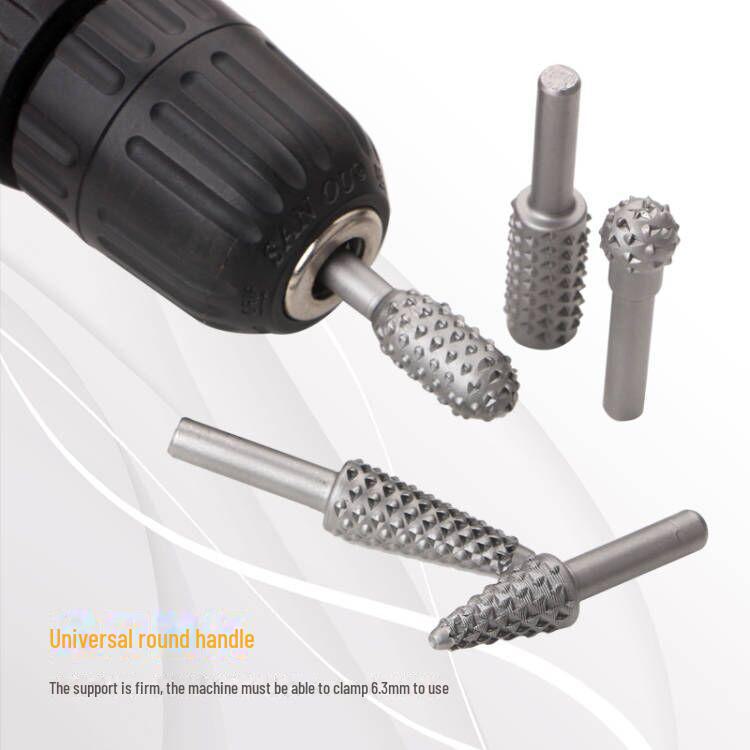 5-teiliges Holzbearbeitungs-Rotationsfeilen- & Schnitzschleifkopf-Set