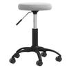 Vidaxl Dining Chair, Light Grey, Upholstered In Velvet
