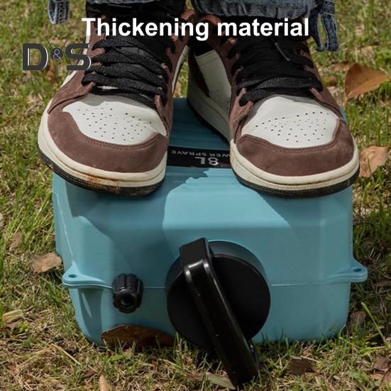 5L/8L Elektrisk Trädgårdsspruta Ryggsäck Grässpruta med 3 Munstycken Infällbart Spröt Justerbar Rem Trädgårdssprutverktyg för Vattning Gödning