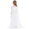 Greek Goddess Costume – White Princess Dress Elegant Greek Mythology Dress for Girls