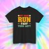 Hit Hard Run Fast Turn Left Baseball Quote Funny Sports Graphic Tee Shirt S-4xl