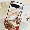 Gehärtetes Glas Handyhülle Für Google Pixel 9 Pro XL Hartes PC Funda Für Google Pixel 9a Pixel9 5G Niedliches Tier Glas Rückseite