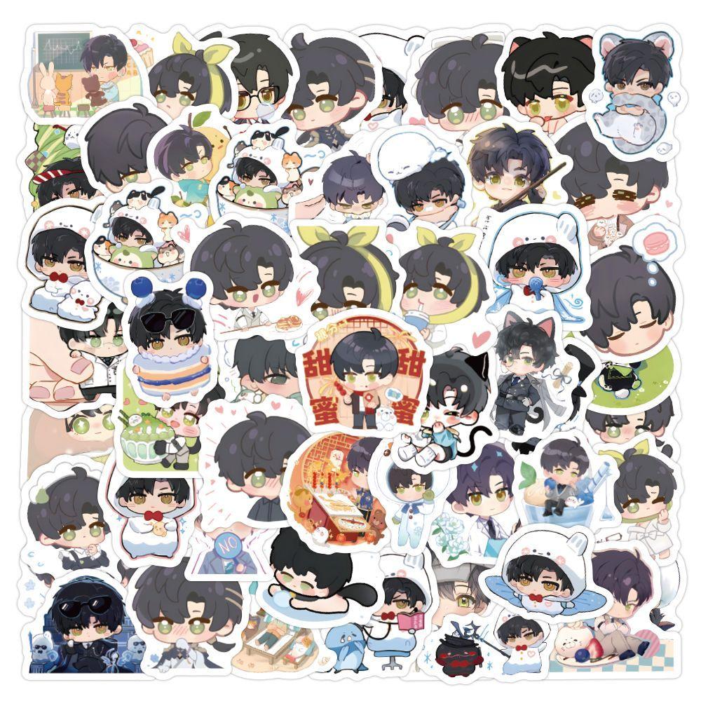 Hot Game Love and Deepspace Stickers Sylus Xavier Zayne Rafayel Caleb Cartoon Cosplay Character Stickers Decorate Prop Gifts