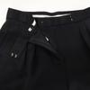 Max Mara 24Stainless Steel 2411781021 Nylon X Cotton Scuba Jersey Wide Flare Pants Bottoms 46 blackUsed