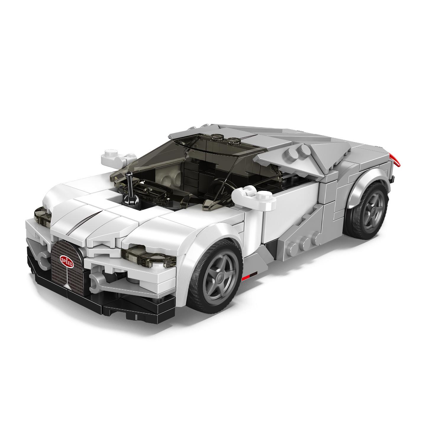 Yuxing King Blocks 27102 Hybrid Sports Supercar Racing Toy - Educational Assembly Model for Boys