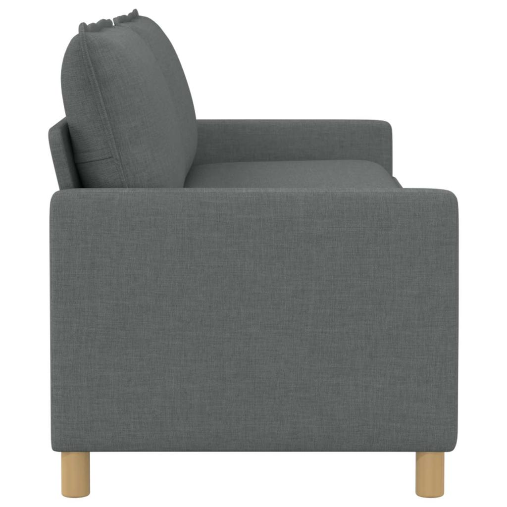 Sofa Dark Grey 196 x 81 x 87.5 cm Fabric