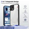 For Nothing Phone (3a) Lite 5G Case Matte Skin Touch Clear PC + TPU Shockproof Phone Back Cover