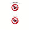 10pcs Funny 'No Farting' Vinyl Car Decal-Durable PET Sticker for Vehicle Exterior, Funny Waterproof Sticker Label  for any scene