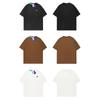 Wassup Trendy Brand Short-Sleeved Men's Spring and Summer Half-Sleeve Simple Salt-Style Couple Outfit Melard T-Shirt Pure Cotton Sports T-Shirt