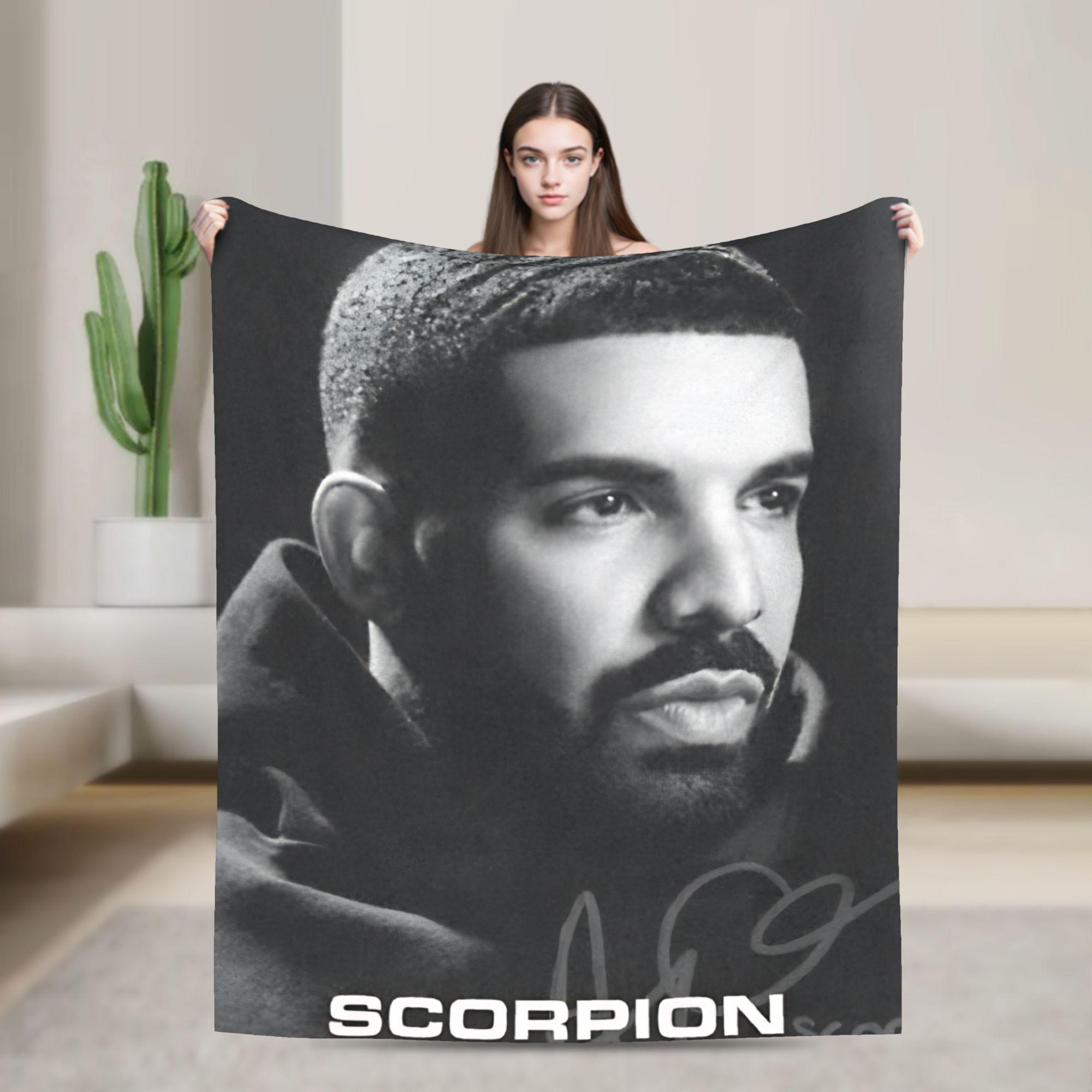 

D-drake meme Blankets Travel Flannel Bedding Throws For Outdoor Super Soft Custom Quality Bedspread Birthday Gift 30x40in