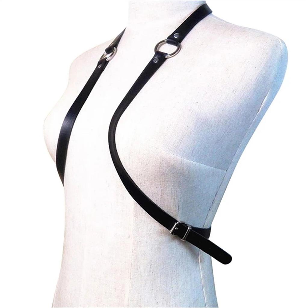 Harajuku Punk Body Chain Adjustable Belt for Nightclub Harness Chest Chain Punk Body Harness Gothic Male Chest Harness