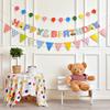 Baby’s 1st Birthday Banner & Triangle Flag Party Decoration Set