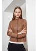 Women's Autumn & Winter Casual Leather Jacket - Simple European/American Trend Thin Coat, Long Sleeve Motorcycle Style