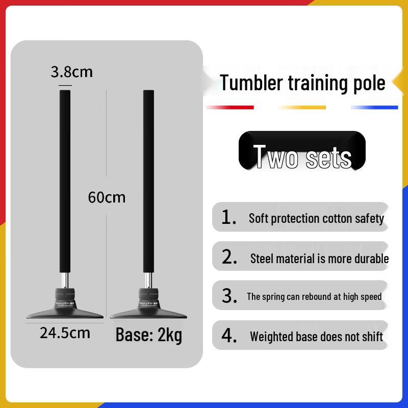 Yaying Self-Righting Agility Training Poles