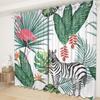 Flamingo Curtain Cloth Bedroom Living Room Balcony Blackout Curtain Office Hotel Insulation Curtain