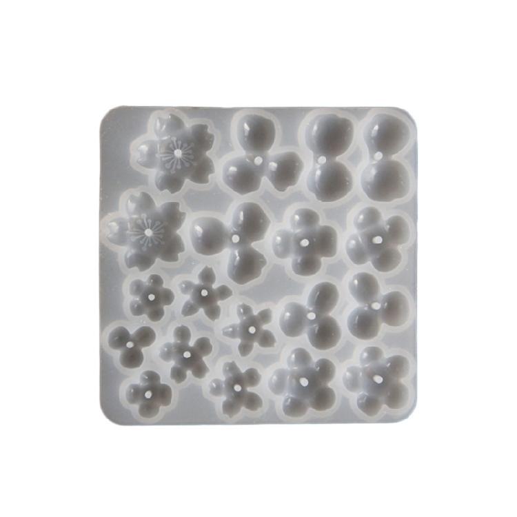 Detailed Floral Silicone Mould For Handcraft Necklace Charm Earring Designs