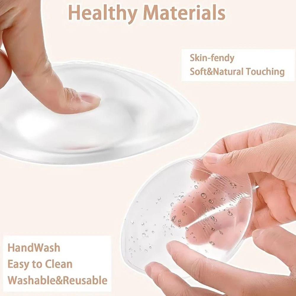 1pair Breast Lift Push Up Pads Reusable Breast Pads Skin-Friendly Nipple Cover  Wedding