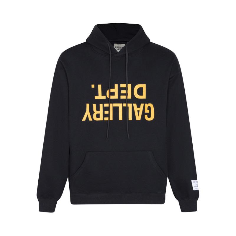 American Style Gallery Dept Logo Print Cotton Hoodie