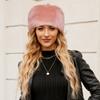 European Style Colorful Faux Fur Headband for Women - Warm, Stylish, and Fashionable