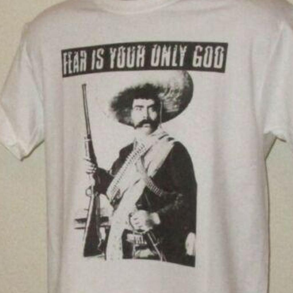 Fear Is Your Only God T Shirt EE190 Retro White Unisex Graphic Tee