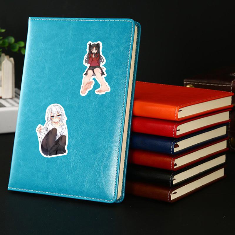 50 szt. Anime Sexy Foot Girl naklejki na laptopa etui na telefon gitara samochód deskorolka dekoracja