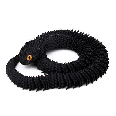 Jucării Creative Imprimate 3D Model Șarpe Jucării Senzoriale Ornament de Birou Șarpe Articulat Imprimat 3D Colecționabile Șarpe de Birou
