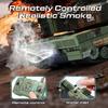 13 Channel 2.4G RC Tracked Simulation Army Tank Water Bomb Spray with 330° Rotating Turret One-Key Auto Demo Sound & Light & Smoke Military Vehicle