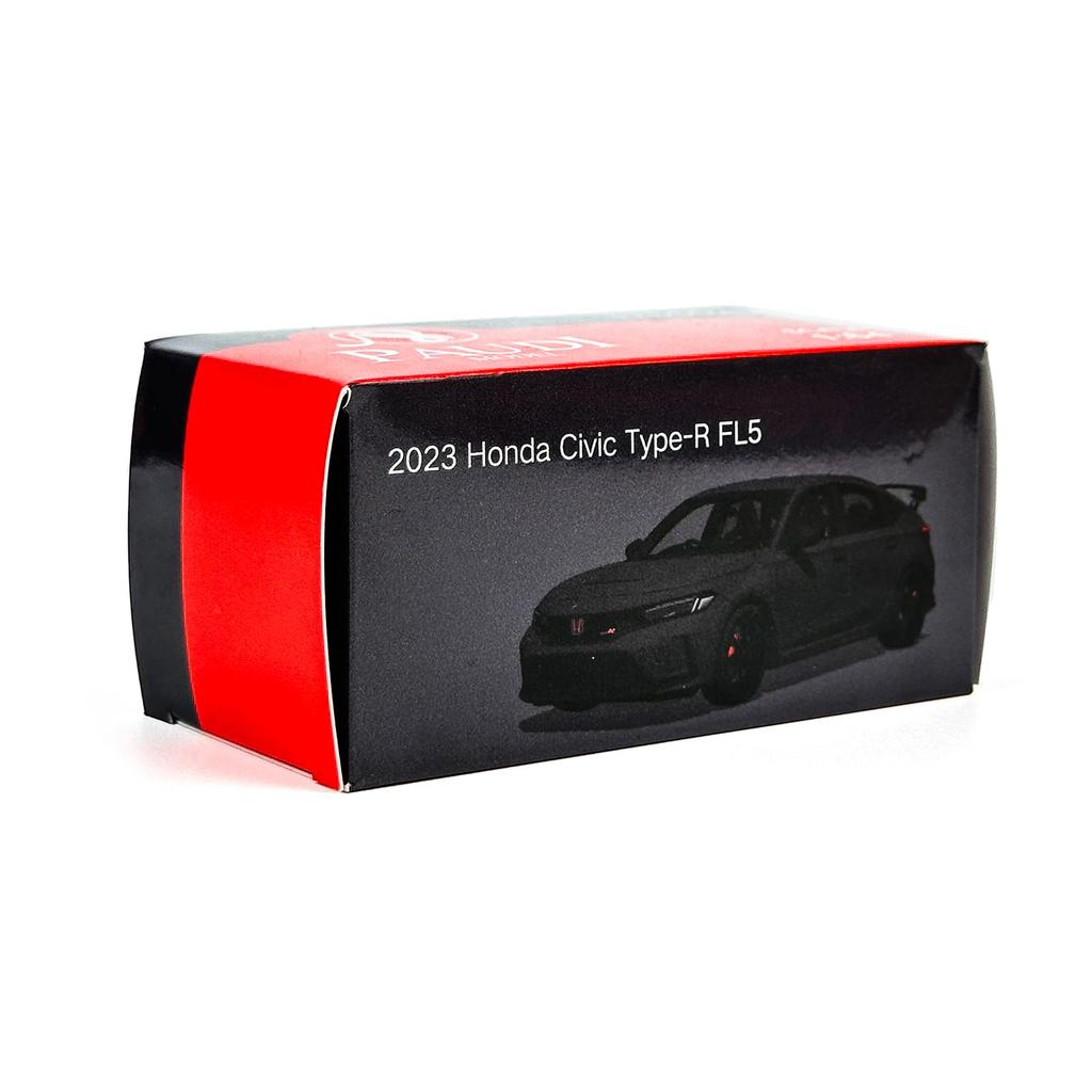 PAUDI MODEL 1/64 Scale 2023 Honda Civic TYPE-R FL5 Diecast Model Car, Black