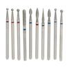30pcs Dustproof Acrylic Cover Nail Drill Bits Set  Salon Desktop Manicure Tool Arrangement