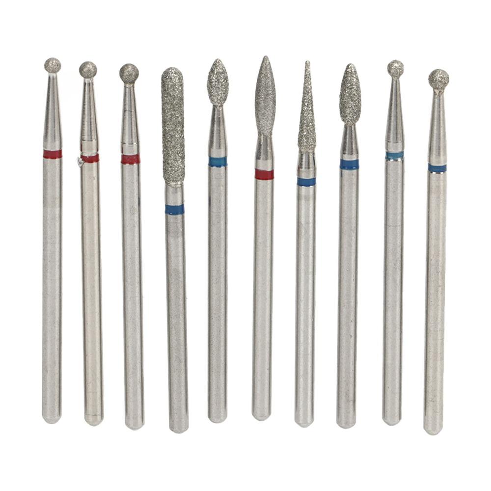 30pcs Dustproof Acrylic Cover Nail Drill Bits Set  Salon Desktop Manicure Tool Arrangement