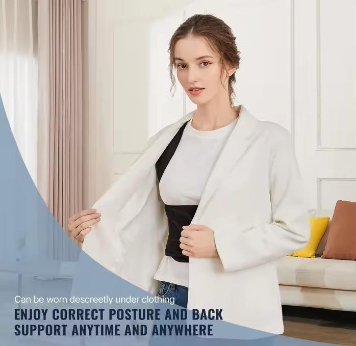 Unisex Adjustable Posture Support Belt - Anti-Hunchback, Invisible Compression & Fixation