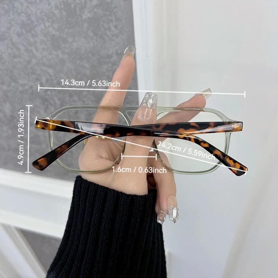 Fashion Luxurious Square Eyeglasses Frames Women Men Transparent Clear Brand Designer Optical Lovely Frame Oculos