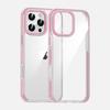 For iPhone 16E 16 Pro Plus Max Case Lens Military Drop Protection Crystal Anti-Fingerprint Non-Yellowing Cover Metal Buttons