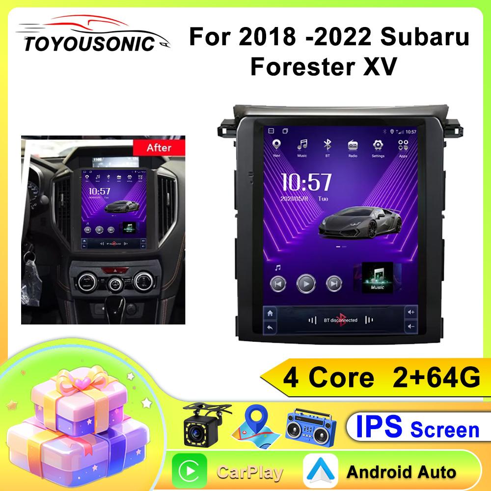 9.7" Android For 2018 -2022 Subaru Forester XV Car Radio Multimedia Video Player 2 Din GPS 4G Carplay Auto Stereo Head Unit RDS