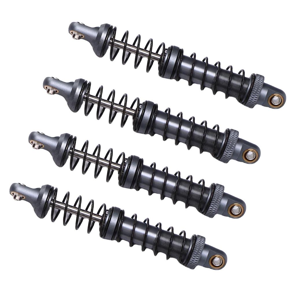 4 Pack Metal RC Car  s High Strength 90mm RC Car Shocks for 1Celsius10 Scale   with 8 Spare Springs
