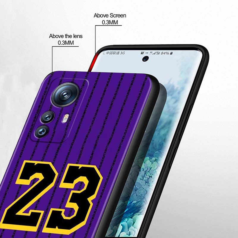 Fashion jersey number For Xiaomi Mi 15 14 13 13T 12 12T 12S 11 11i 11T Pro Ultra Lite 5G Black Soft Phone Case
