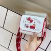 Hello Kitty Girls Mini Shoulder Bag Pu Lightweight Animal Print For Kindergarten