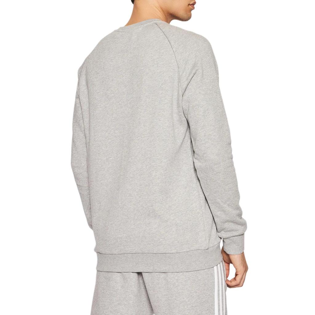 Adidas Sweatshirts Men's Gray Crew Neck Moderate Regular H06650