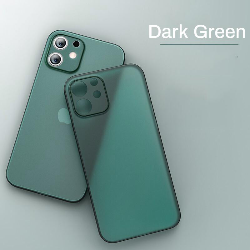 New 0.2MM Ultra Thin Matte PP Case For iphone 11 12 13 14 15 Pro X Xr Xs Max 13 mini 7 8 Plus SE 2020 Clear Hard PC Cover Cases