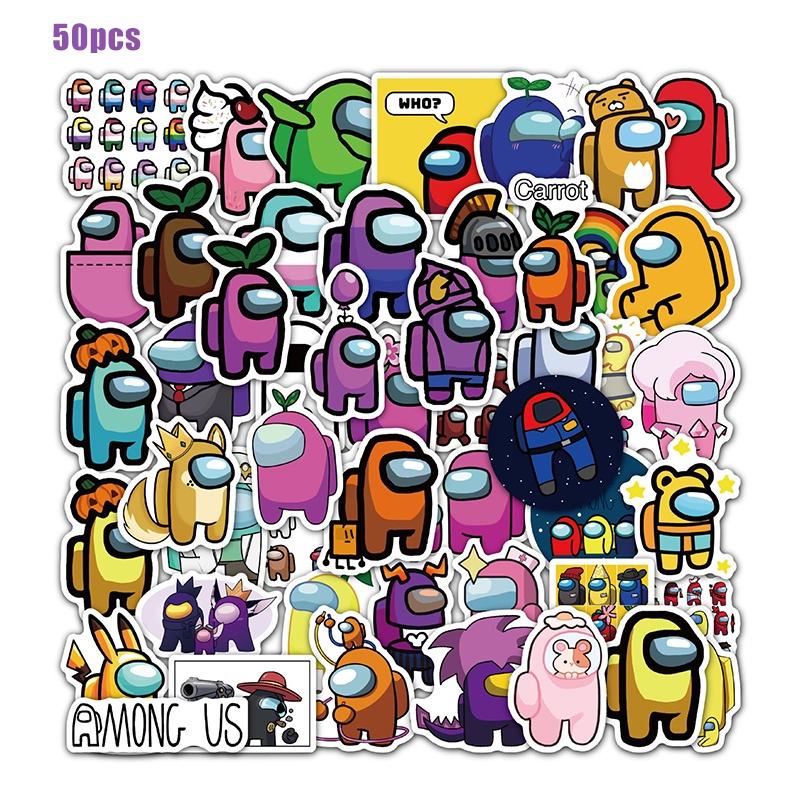 

Not 50pcs Repeat Sticker Waterproof Reusable Graffiti Decorate Luggage