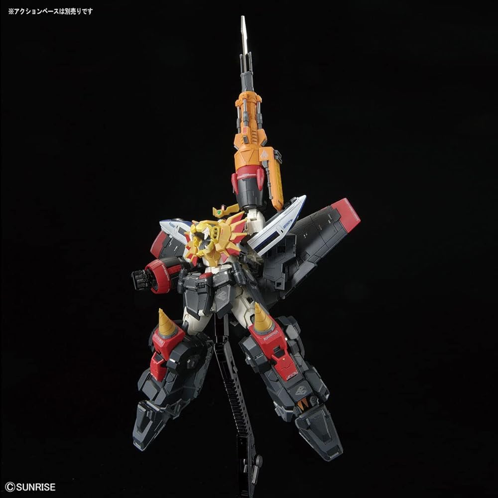 Bandai Spirits RG Gaogaigar Color-Coded Plastic Model Kit 1/144 Scale Collectible Figure