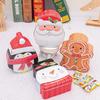 Christmas Cartoon Candy Can Penguin Santa Claus Snowman Smiling Face Christmas Child Gift Box